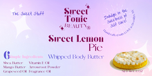 Load image into Gallery viewer, BODY BUTTER -Sweet Lemon Pie
